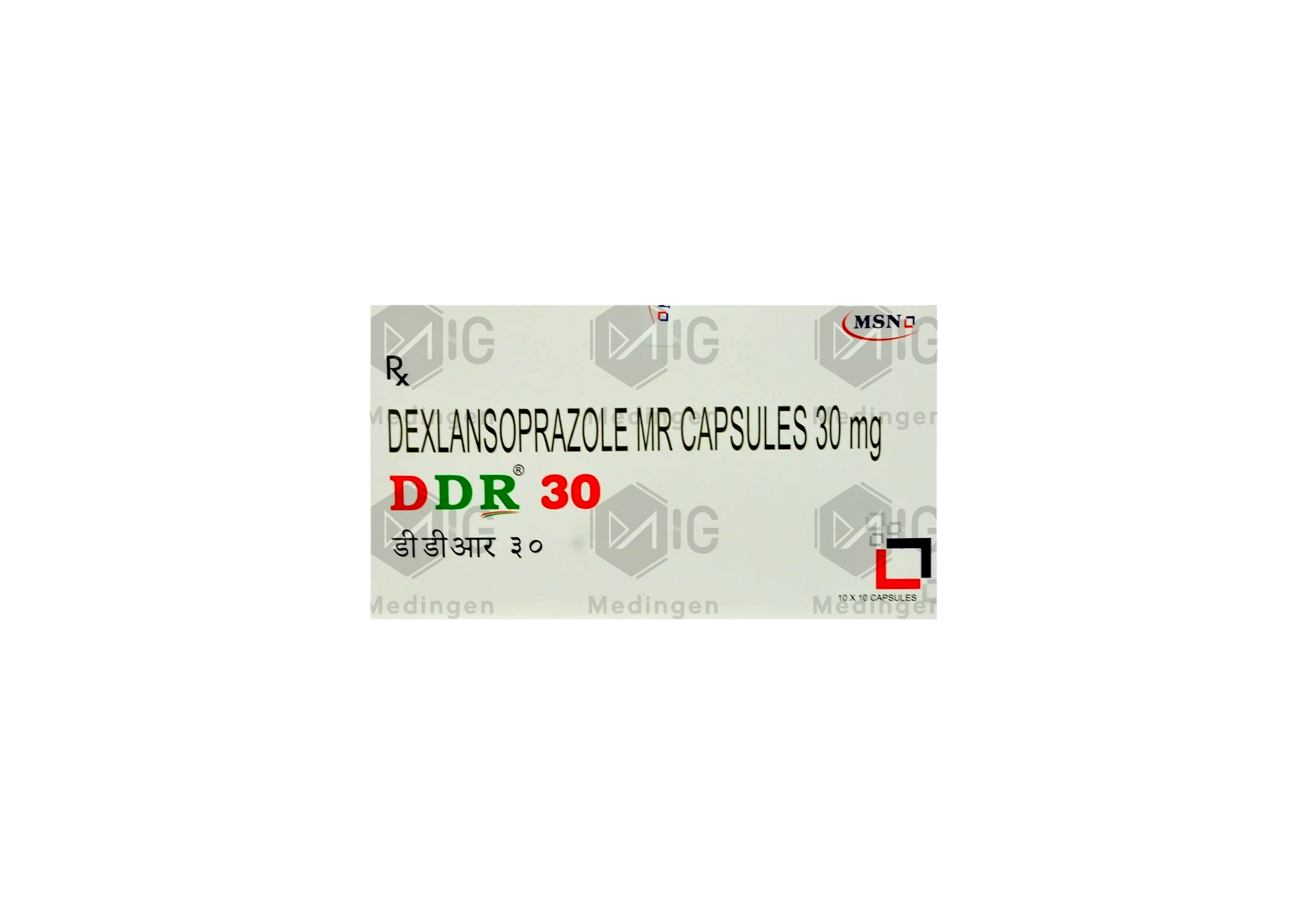 DDR 30MG CAPSULES